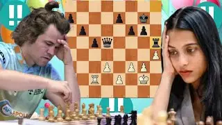 Magnus Carlsen vs Divya Deshmukh Speed Chess Sparks and Tactical Fire