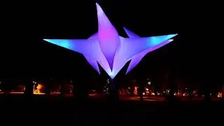 Artistic pixel LED installation by Boris Petrovski.
