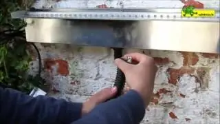 Installer une lame d'eau Niagara Ubbink