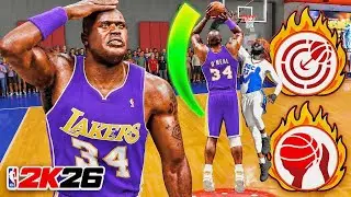 My *CATFISH* SHAQ CENTER BUILD is MAKING RANDOM REC PLAYERS RAGE QUIT in NBA 2K26