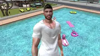 Air and water connections :  a Secondlife adventure