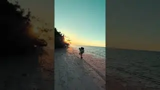 BTS shooting reels for Instagram 🤟 #beach #florida #youtubeshorts #sunset #reels #fyp #travel