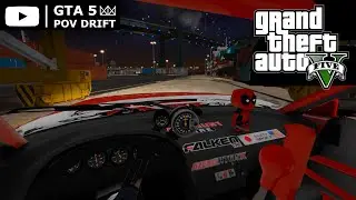 Nissan 240SX S13 by Dai Yoshihara | GTA V First Person Driving | POV Drift with STEERING WHEEL