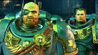Captain Acheran Briefs Titus: Defend Kadaku&rsquo;s Orbital Guns Mission - Warhammer 40K Space Marine 2