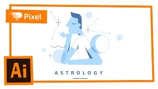 Рисуем стилизованного персонажа в Adobe Illustrator | уроки для новичков