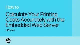Calculate Your Printing Costs Accurately with the Embedded Web Server | HP Latex | HP Support
