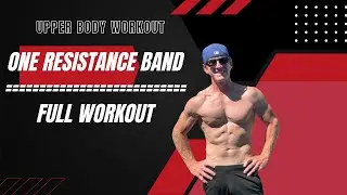 Full Upper Body Workout Using Just a Resistance Band (No Gym Needed!)