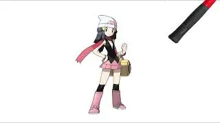 Dawn becoming a Gen 4 Remake Character (Pokemon Brilliant Diamond / Shining Pearl Meme)