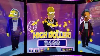Lots bonuses The Simpsons Slot Machine Scater/catch the  sprinkles/hidden card