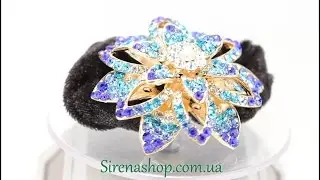 Sirenashop.com.ua: Бижутерия (Резинка для волос Ильда) с кристаллами Swarovski
