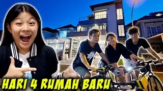 HARI 4 RUMAH BARU CnX, CHIARA XAVIER SEPEDAAN MALAM HARI !