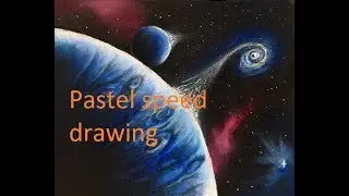 Pastel Galaxy Speed Drawing II