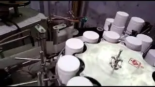 Rotary Sticker Labelling Machine for Petroleum Jelly Jar