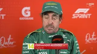 Fernando Alonso Post Sprint Qualifying Interview | Qatar Grand Prix 2025