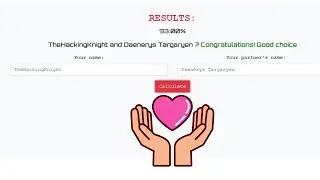 Build your own epic love calculator app with Python and JavaScript