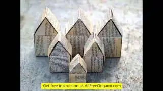origami box with handle