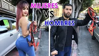 Pidiendo corriente MUJER VS HOMBRE / Experimento Social - SharonWinner