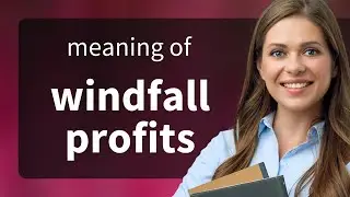 Understanding Windfall Profits: A Guide for English Language Learners