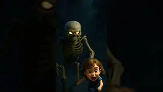 Ты бы смог убежать? 😨 #жуткая_музыка #animation #skeleton #ужасы
