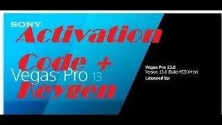 Vegas pro 13.0 and Vegas video Studio's Keygen and Activation Code
