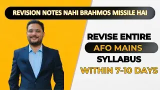 How To Revise Complete IBPS AFO Mains Syllabus in 7-10 Days | FINGERTIPS Revision Notes For IBPS AFO