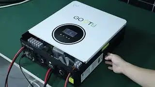 GOOTU 6.2KW 4.2KW Hybrid Solar Inverter 160A MPPT Solar Charger Dual Output Max PV 500VDC