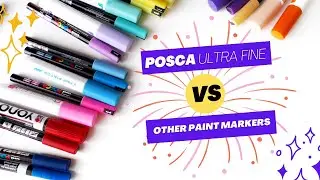 Trying my new POSCA vs cheaper alternatives!