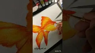 Goldfish painting#artist #art #artoftheday #shortvideo #shorts