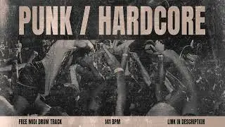 PUNK DRUM TRACK 141 BPM MIDI DOWNLOAD AVAILABLE