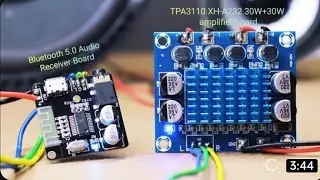 How to circuit TPA3110 30+30 watt audio amplifier.