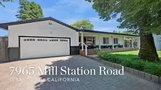 7965 Mill Station Road ~ Sebastopol Home for Sale