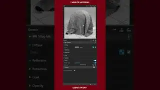 1 MINUTE BASIC MATERIAL | VRAY FOR SKETCHUP #shorts