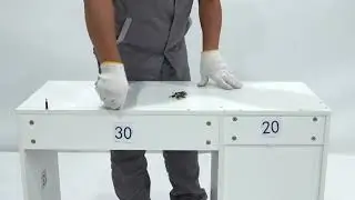 Dressing Table with Square LED Mirror Install Video
