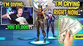 I SURPRISED my world cup duo partner by GIVING him $1,000... (emotional)