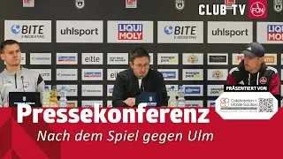 Die PK mit Miroslav Klose & Thomas W&ouml;rle | SSV Ulm - 1. FC N&uuml;rnberg 1:2