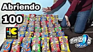 Abri 100 Sabritas con Tazos de PAC-MAN | Prismatics y Classics