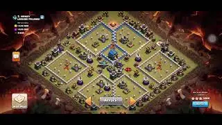 COC Townhall 14 low heroes attacks strategy | war league | 3 stars 100%