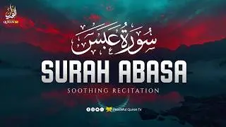 Surah Abasa سورة عبس | Beautiful Recitation for Protection & Inner Calm | Peaceful Quran TV