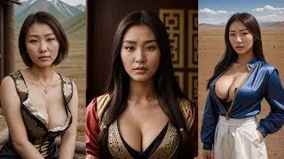 Mongolian Beauty Magnified by AI: A Stunning Tour of Mongolia