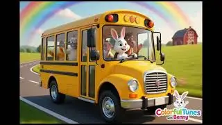 🎶 Beep Beep Farm Bus with Benny! 🐰🚌 | Fun Kids Song & Learning Adventure #bennysong #animalsong 