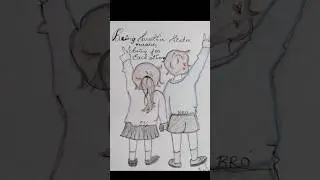 Happy brother's day ❤️ #drawing #easy #brother #sister #brothersday #simple #easydrawing