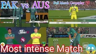 PAK vs AUS - full Match Gameplay in real cricket 22 ios gameplay