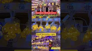 ✨ Diwali Decoration LED Lights Wholesale | Begumbazar Hyderabad Market 🪔🌟