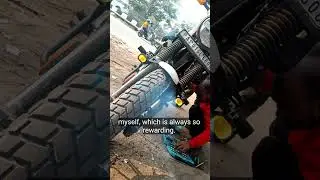 fog light install on Himalayan #modificition #modified #offroad #mkrider46
