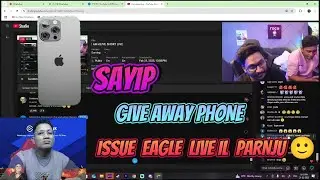 SAYIP GIVE AWAY ISSUE EAGLE LIVEIL PARANJAPPOL 😌 #tva #sayipop #eaglegaming #giveaway #issue #live