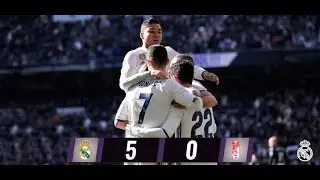 Real Madrid vs Granada 5-0 - All Goals - 07/01/2017 HD