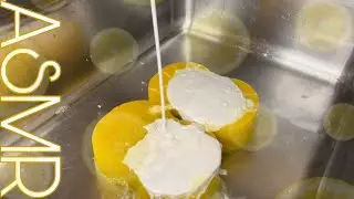 🍋 Lemon Soft Scrub + Water | ASMR 🍋