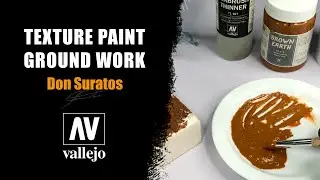 TEXTURE PAINT GROUNDWORK with VALLEJO 
