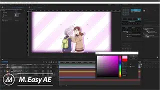After Effects Tutorial: How To Make Anime Background - komi san can't communicate