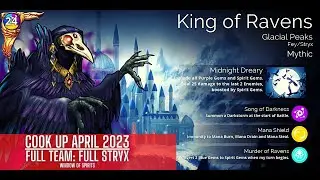 Gems of War | Cook Up Mythic: King of Ravens | Team: Full Stryx  |